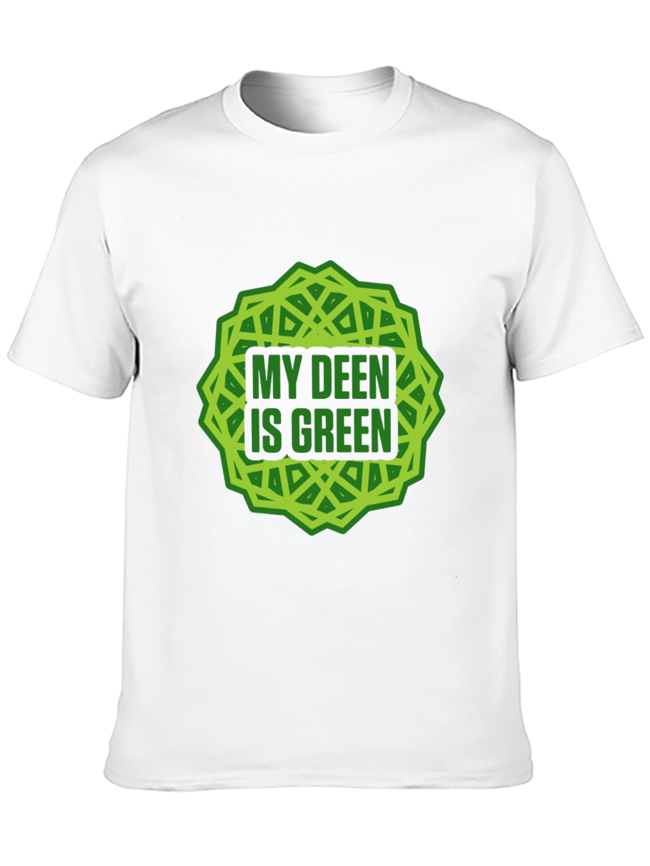 My Deen Is Green T-Shirt Islamic Muslim Tee