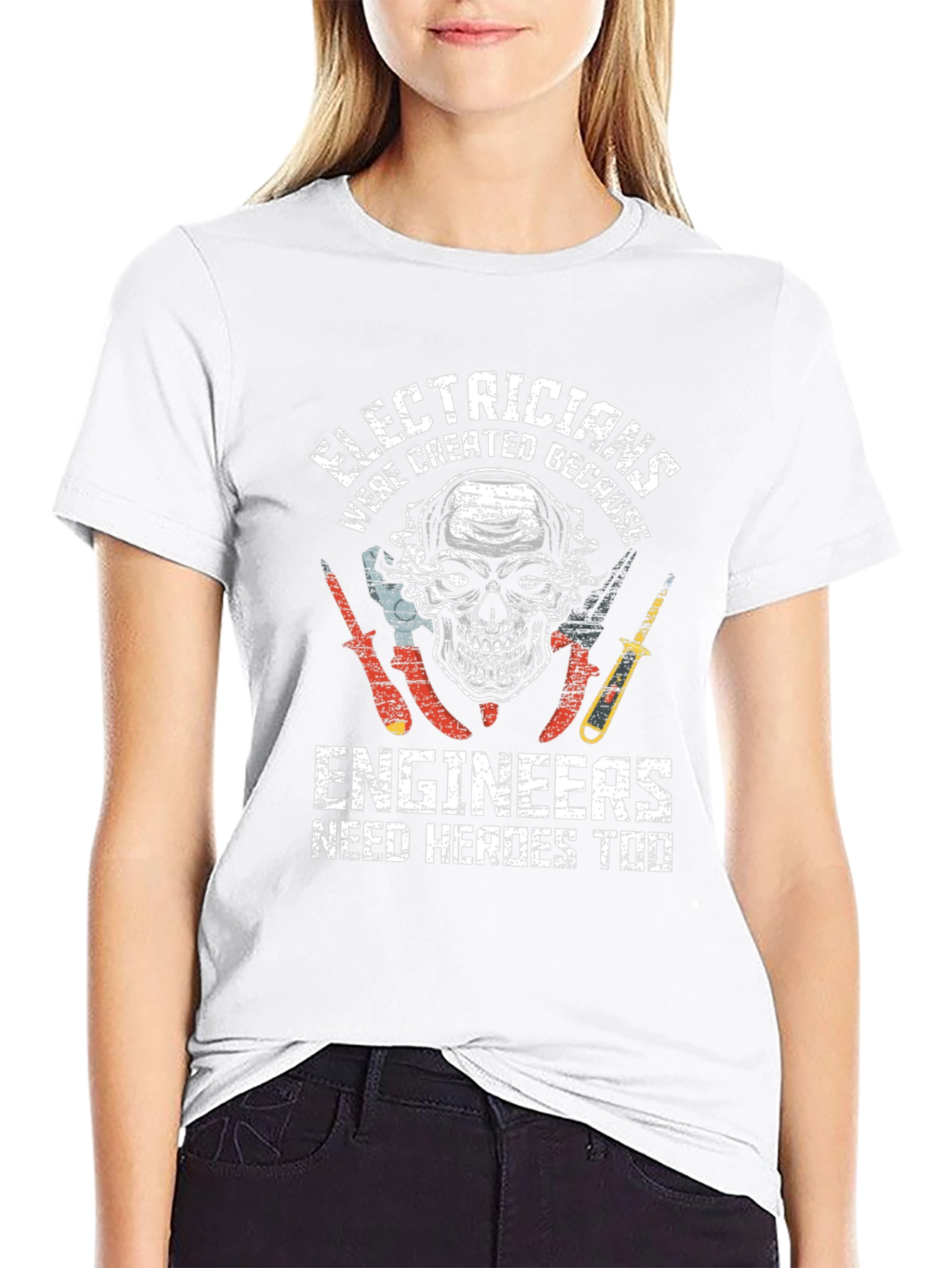 Electricians are Heroes Graphic Tee