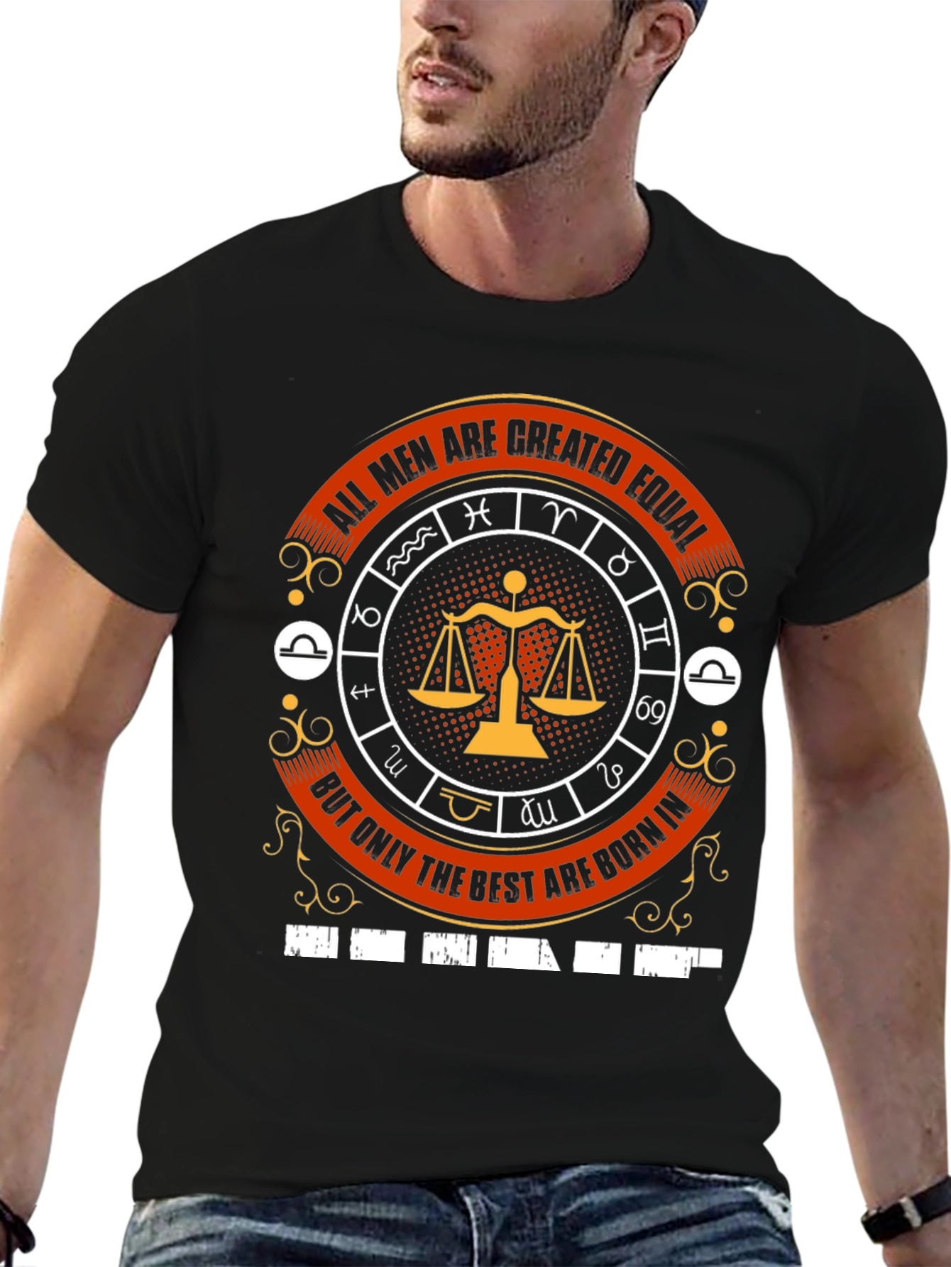 All Men Created Equal Zodiac Libra T-Shirt