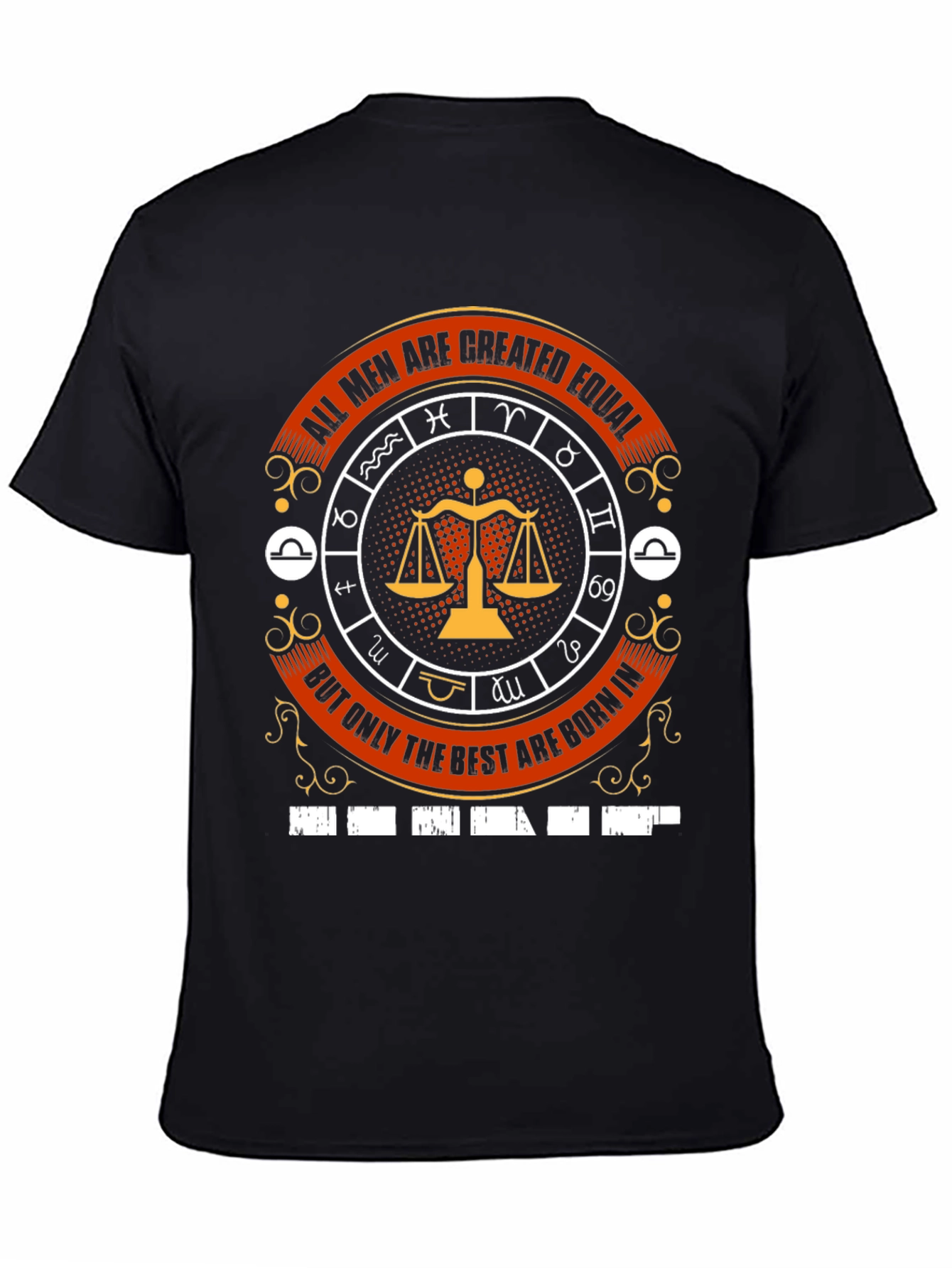All Men Created Equal Zodiac Libra T-Shirt