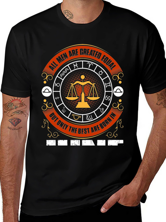 All Men Created Equal Zodiac Libra T-Shirt