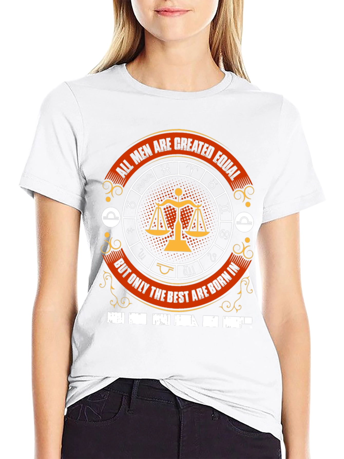 All Men Created Equal Zodiac Libra T-Shirt