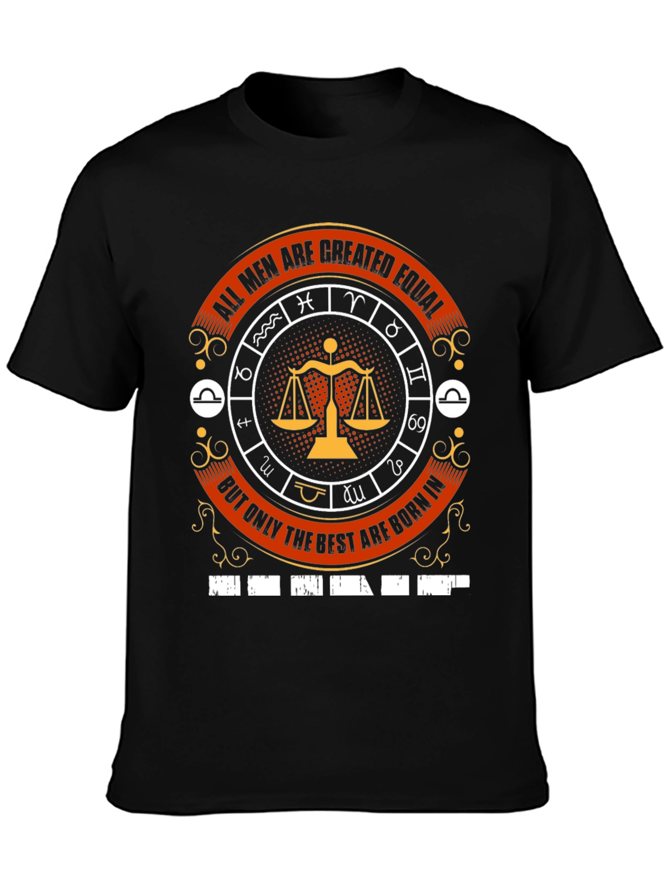 All Men Created Equal Zodiac Libra T-Shirt