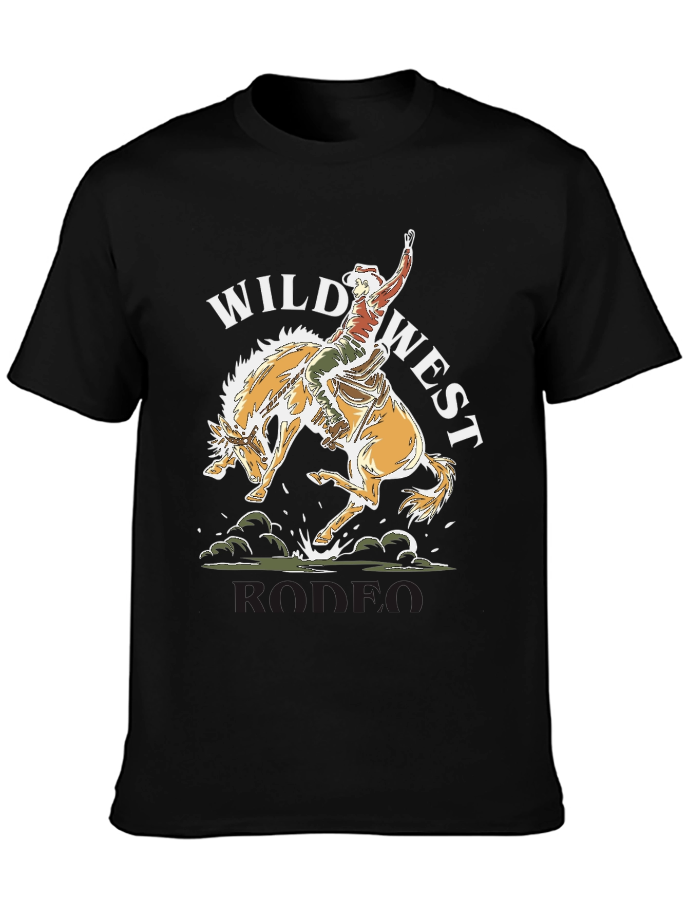 Wild West Rodeo T-Shirt Cowboy Graphic Tee