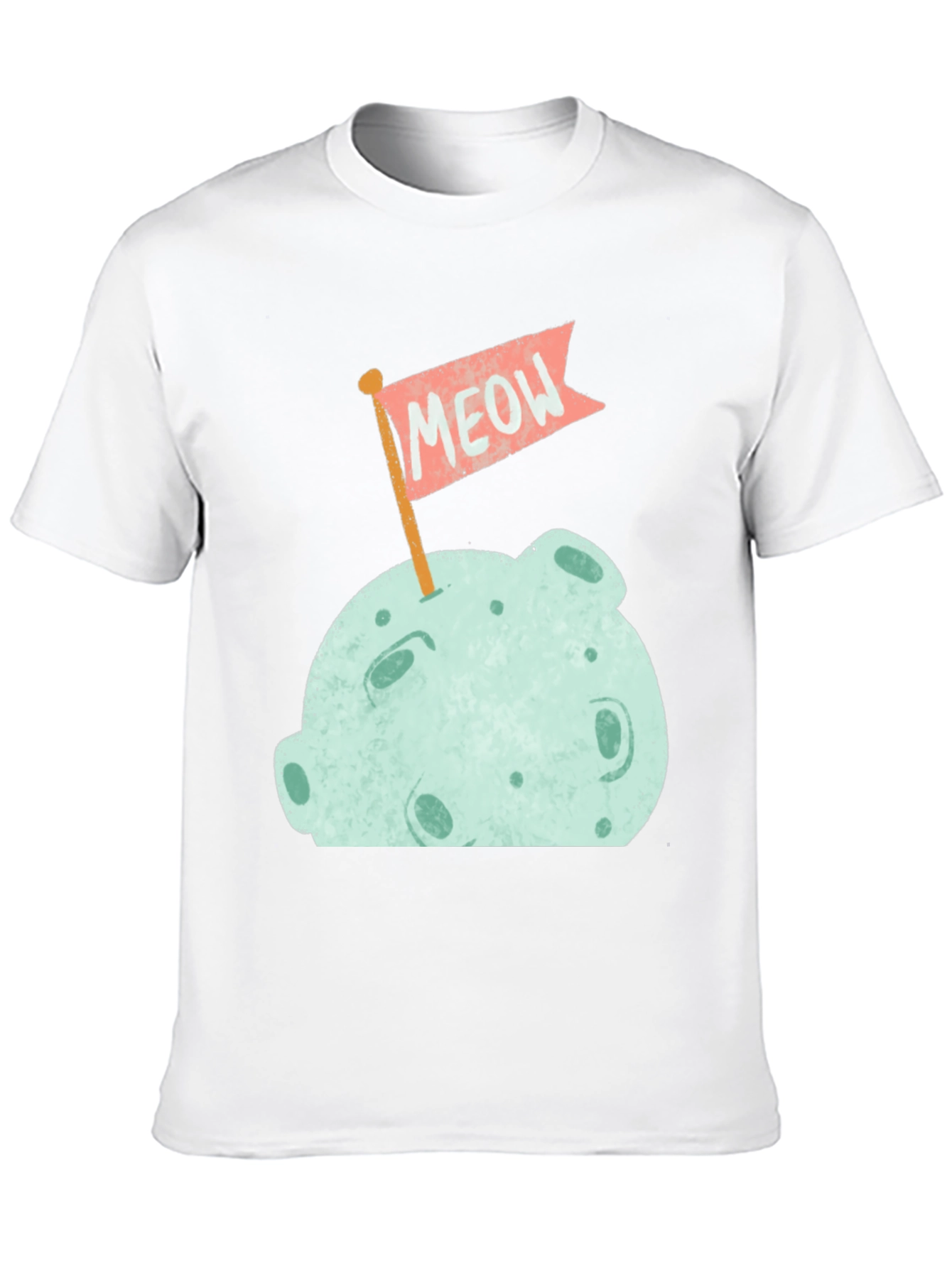 Meow Moon Black T-Shirt