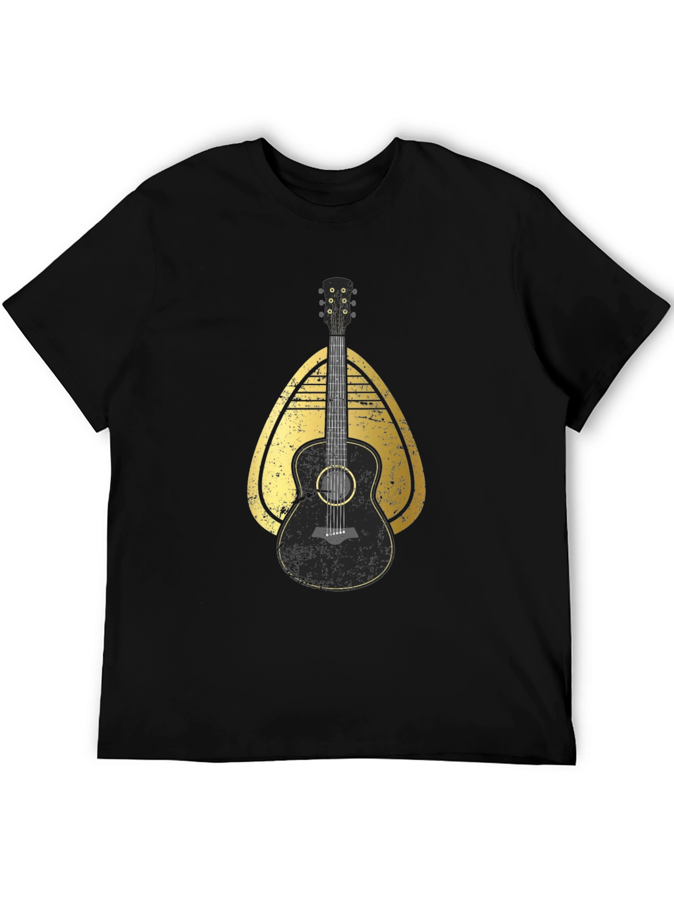 Guitar Graphic Tee - Black