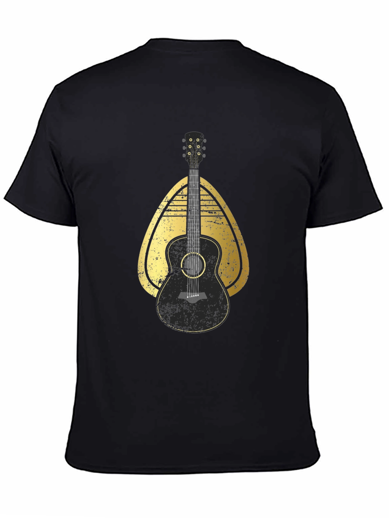 Guitar Graphic Tee - Black