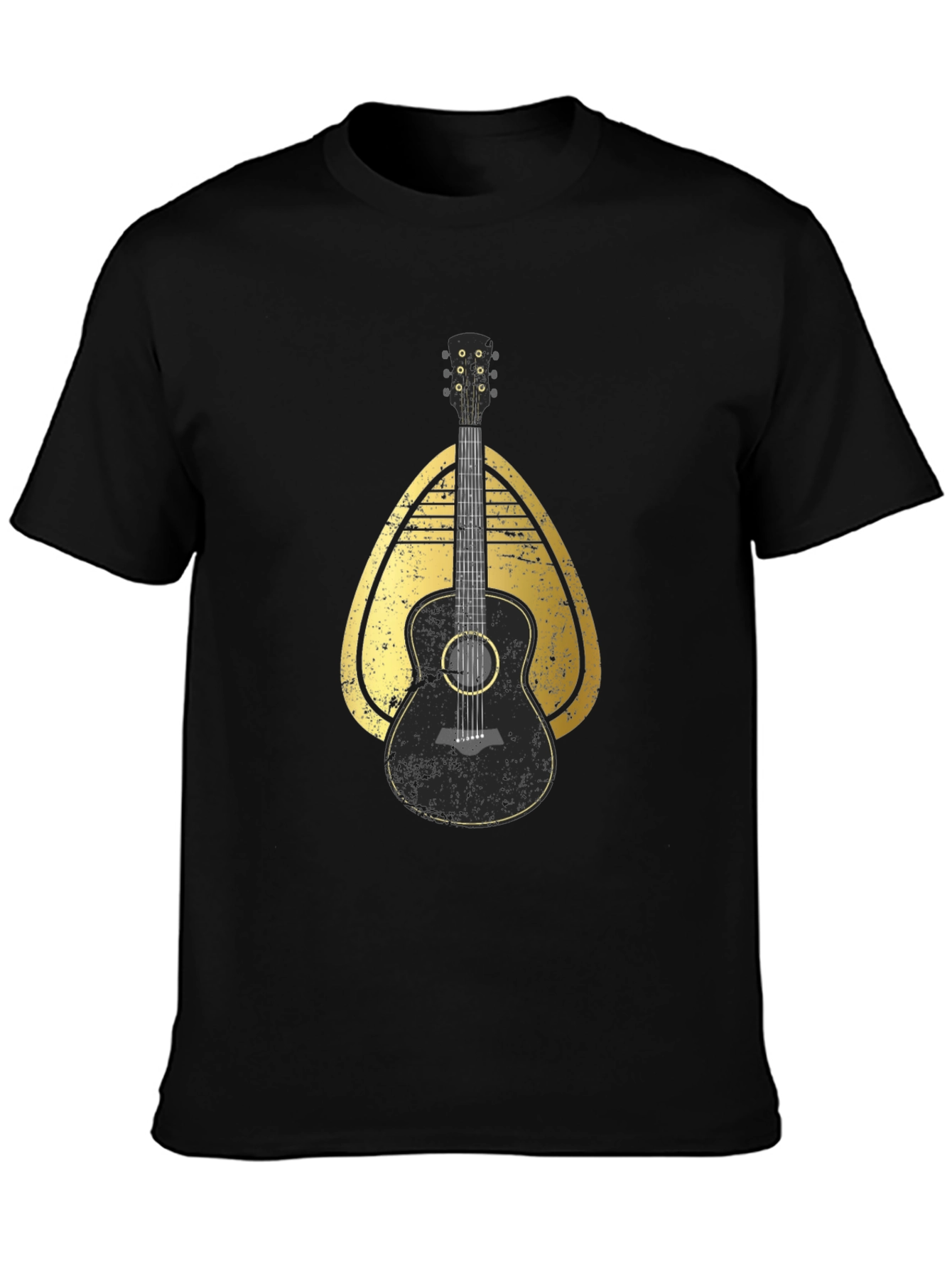 Guitar Graphic Tee - Black