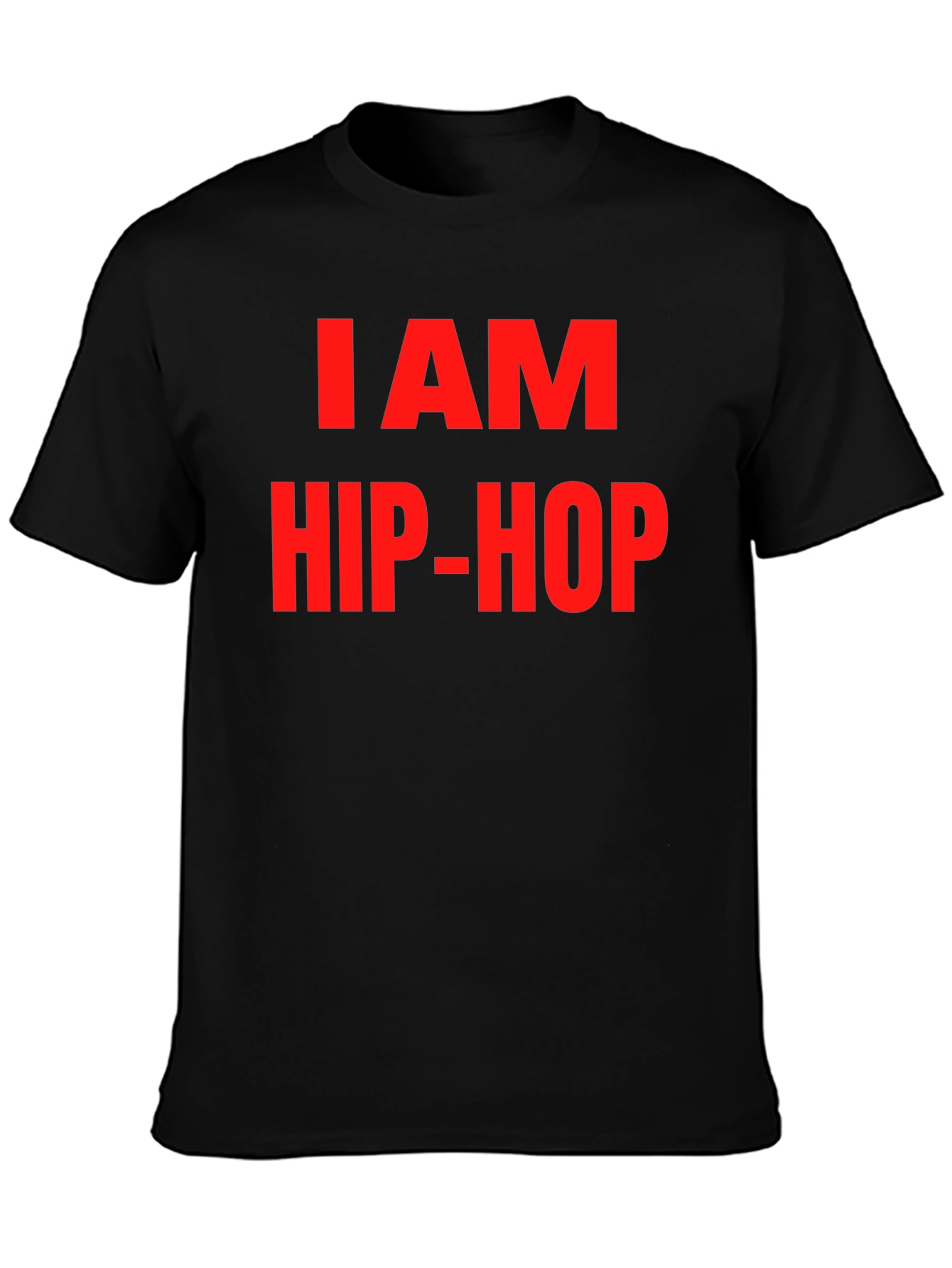 I AM HIP-HOP Graphic Tee - Black