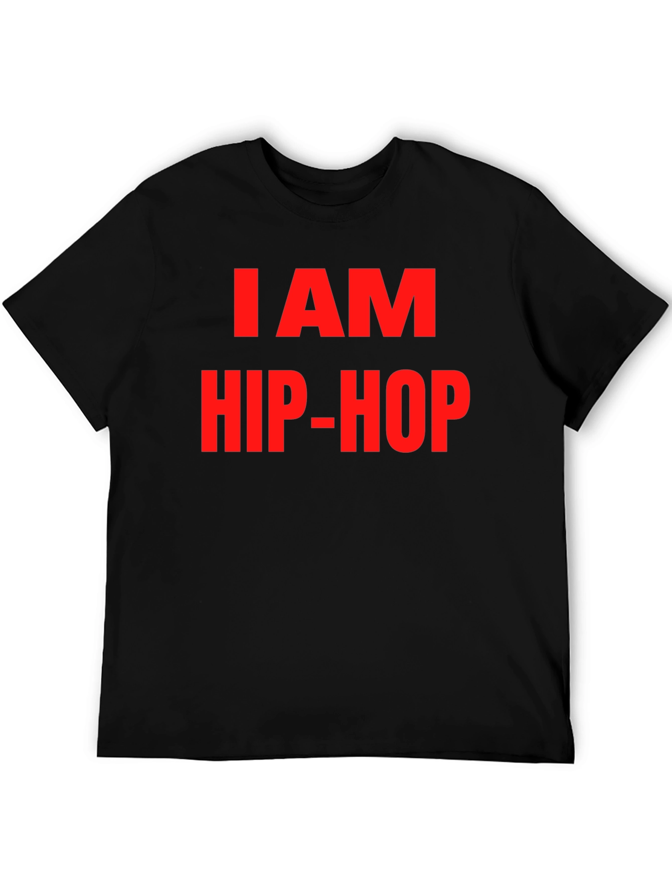 I AM HIP-HOP Graphic Tee - Black