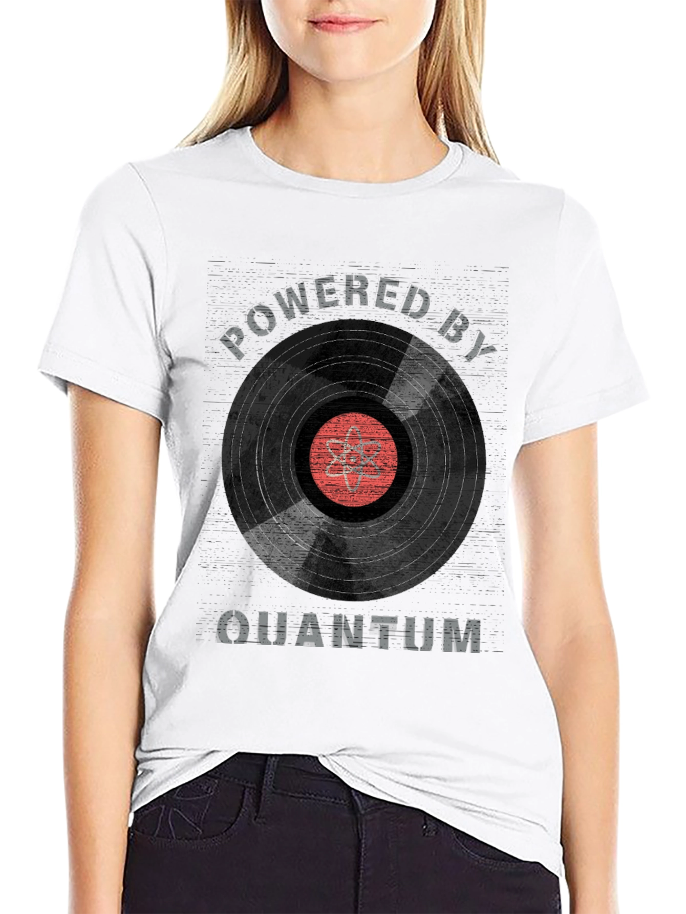 Powered by Quantum Physics T-Shirt - Science Tee