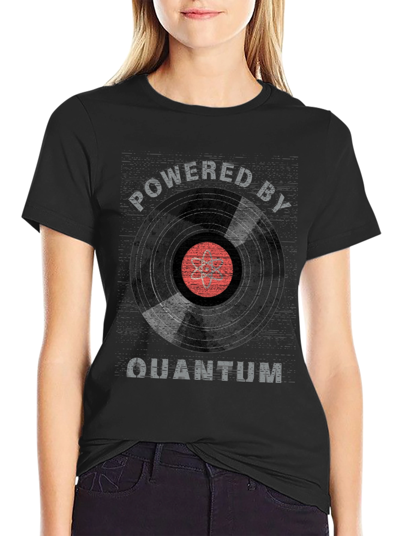 Powered by Quantum Physics T-Shirt - Science Tee
