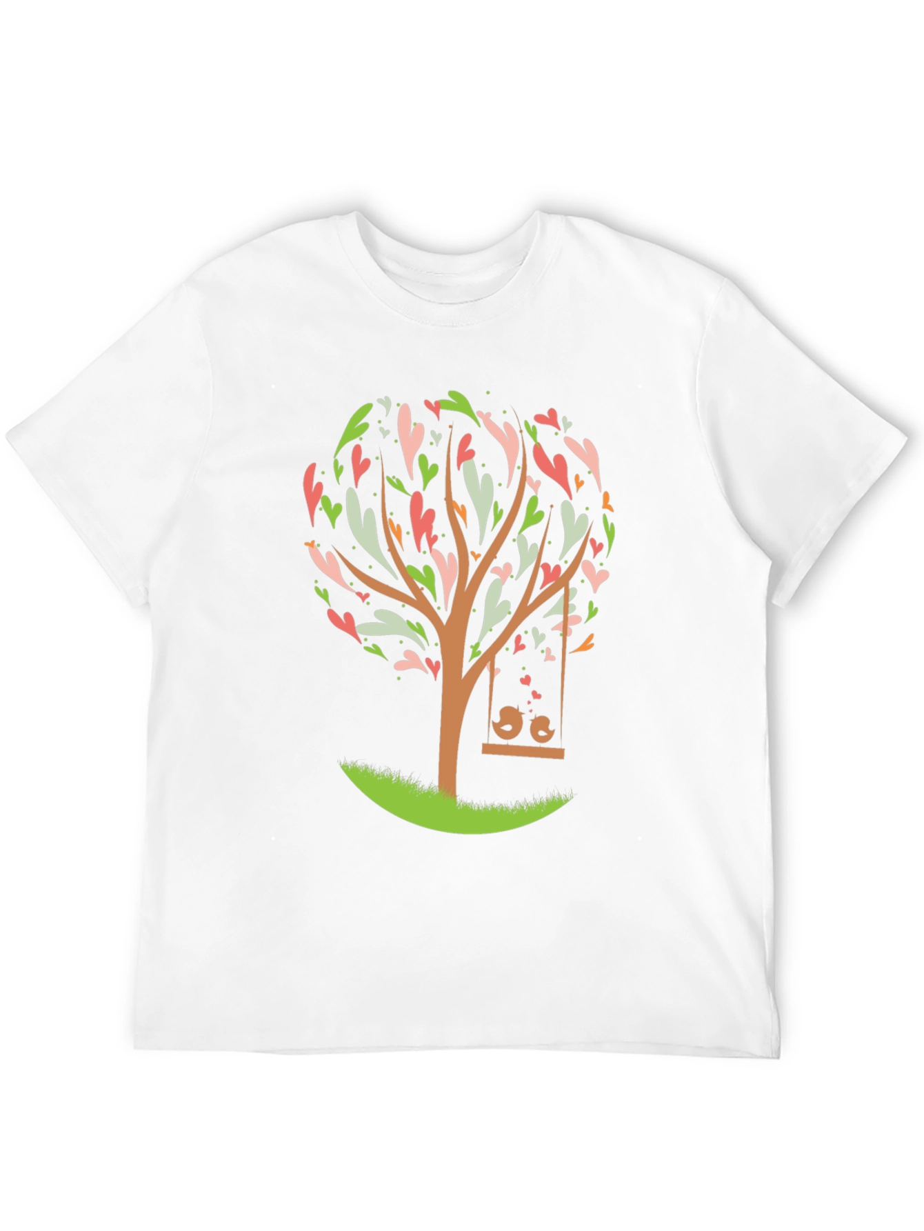 Love Tree Graphic Tee - Romantic Design