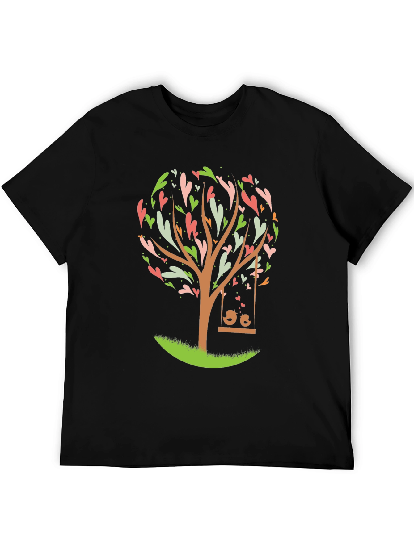 Love Tree Graphic Tee - Romantic Design