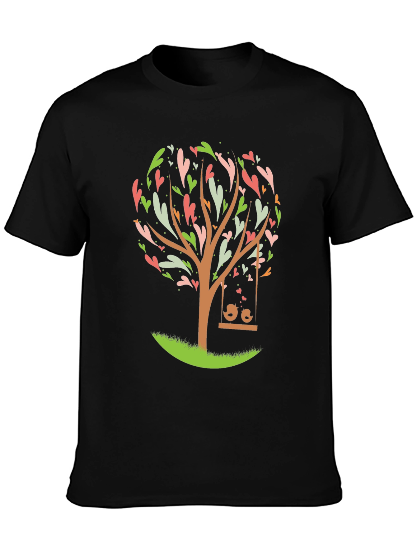Love Tree Graphic Tee - Romantic Design