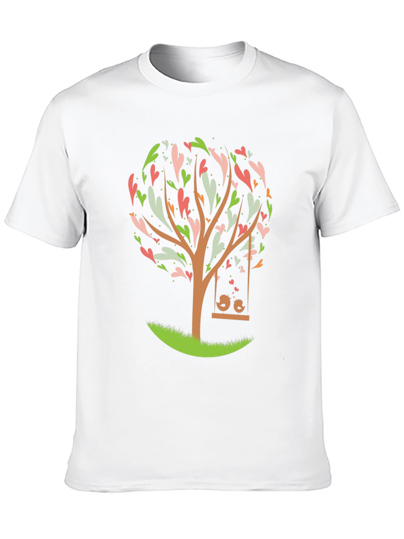 Love Tree Graphic Tee - Romantic Design