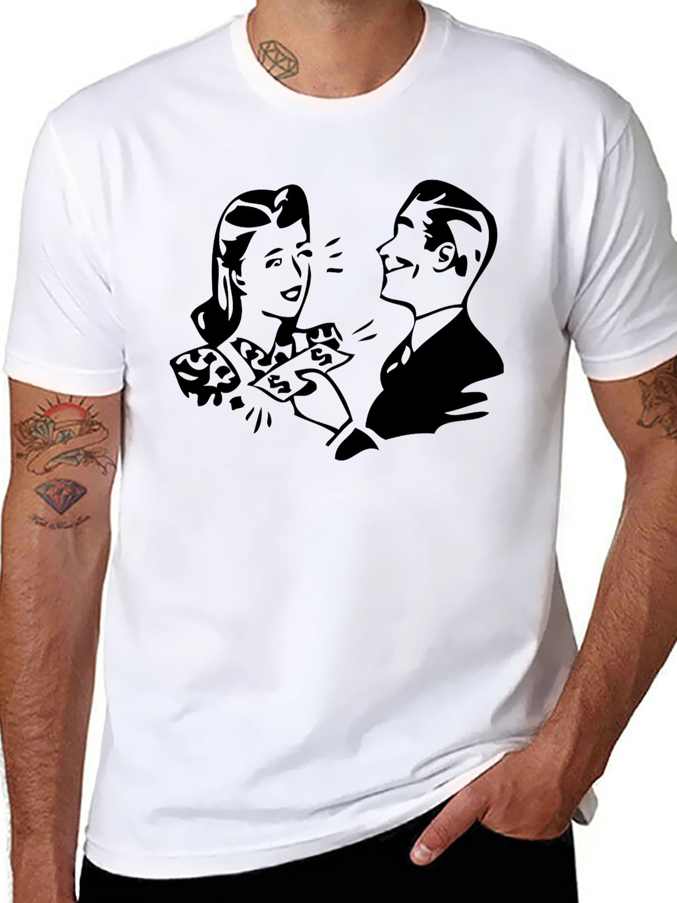 Retro Money T-Shirt - Classic Graphic Tee