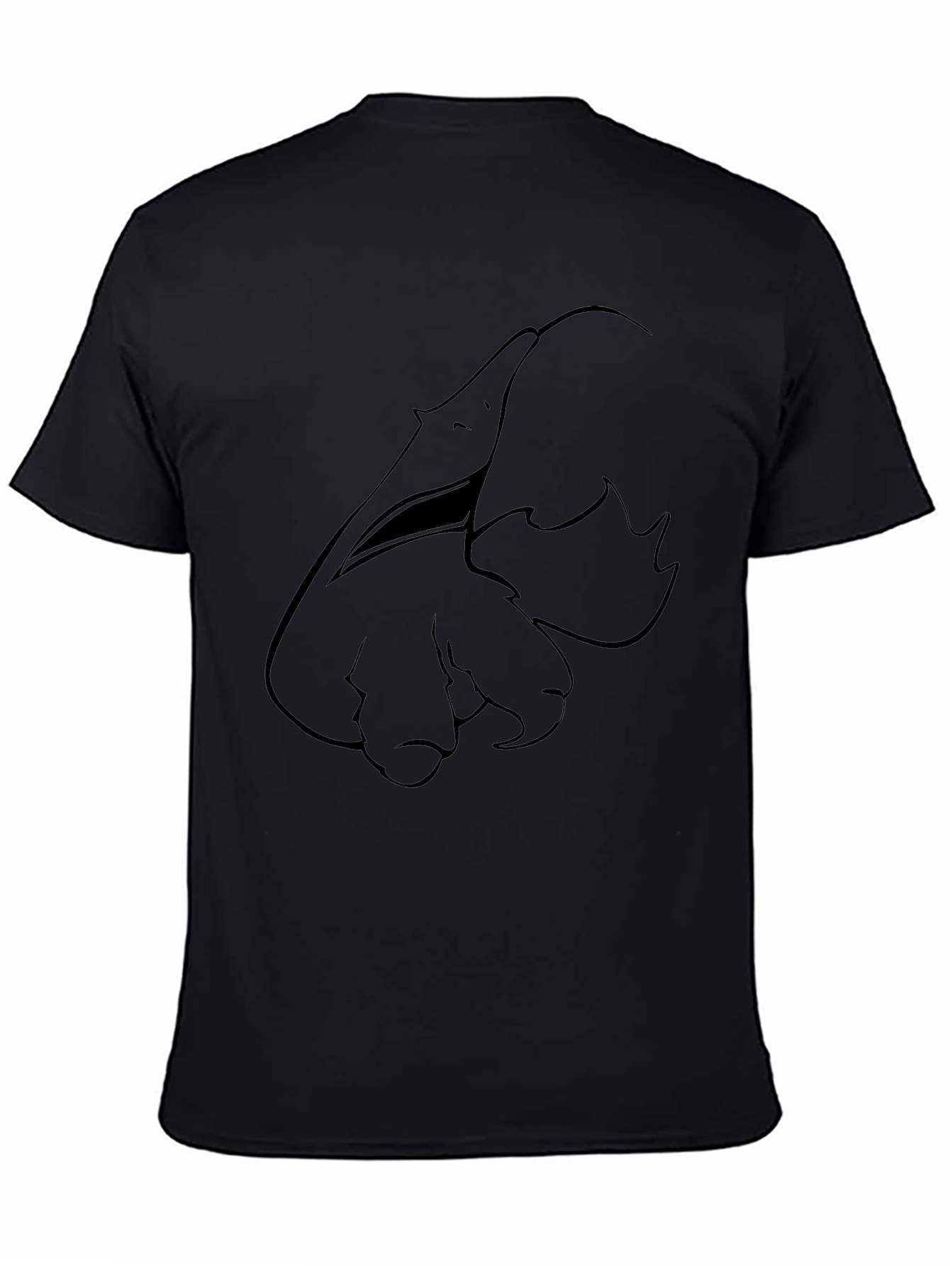 Anteater Graphic Black T-Shirt