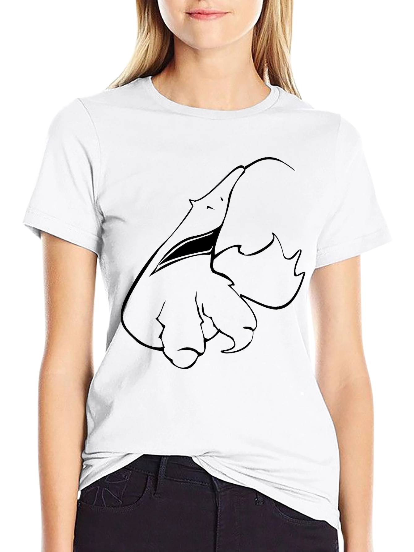 Anteater Graphic Black T-Shirt