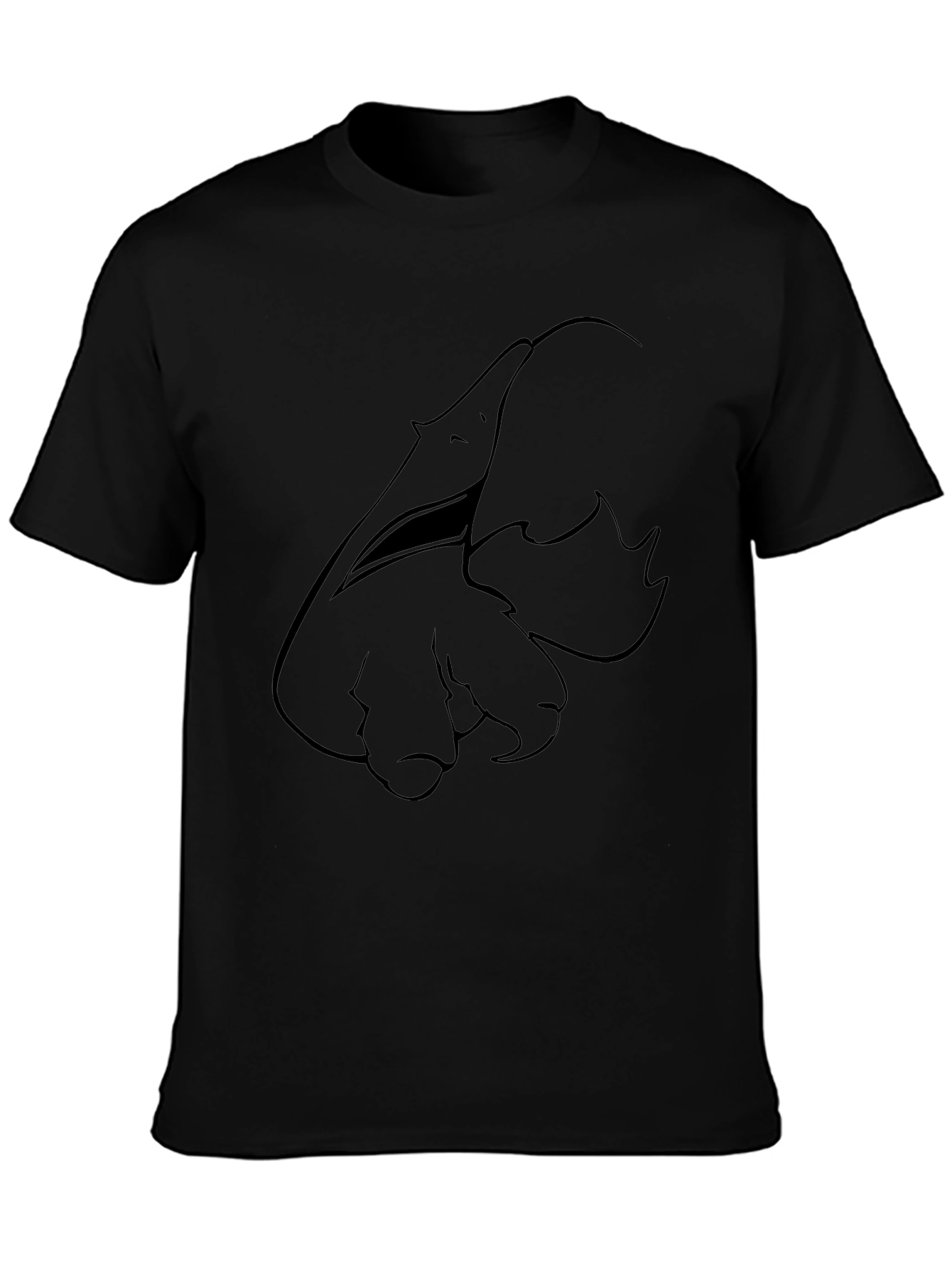 Anteater Graphic Black T-Shirt
