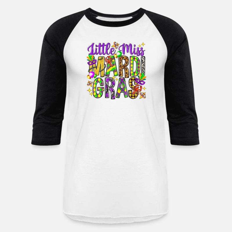 Leopard Plaid Little Miss Mardi Gras Funny Parade