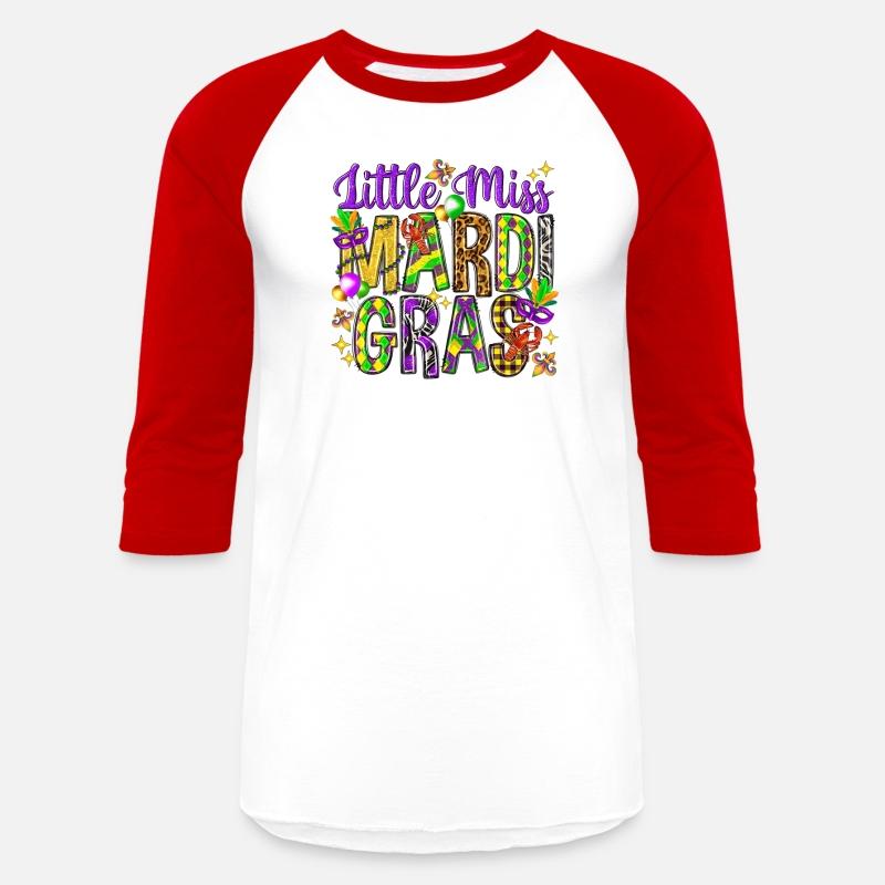 Leopard Plaid Little Miss Mardi Gras Funny Parade