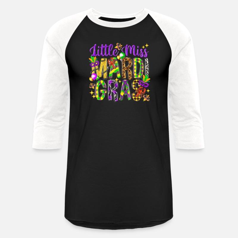 Leopard Plaid Little Miss Mardi Gras Funny Parade