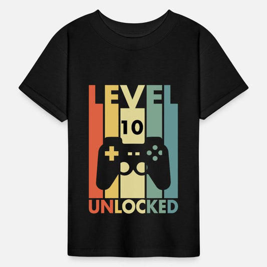 Level 10 Unlocked Funny Video Gamer 10th Birthday