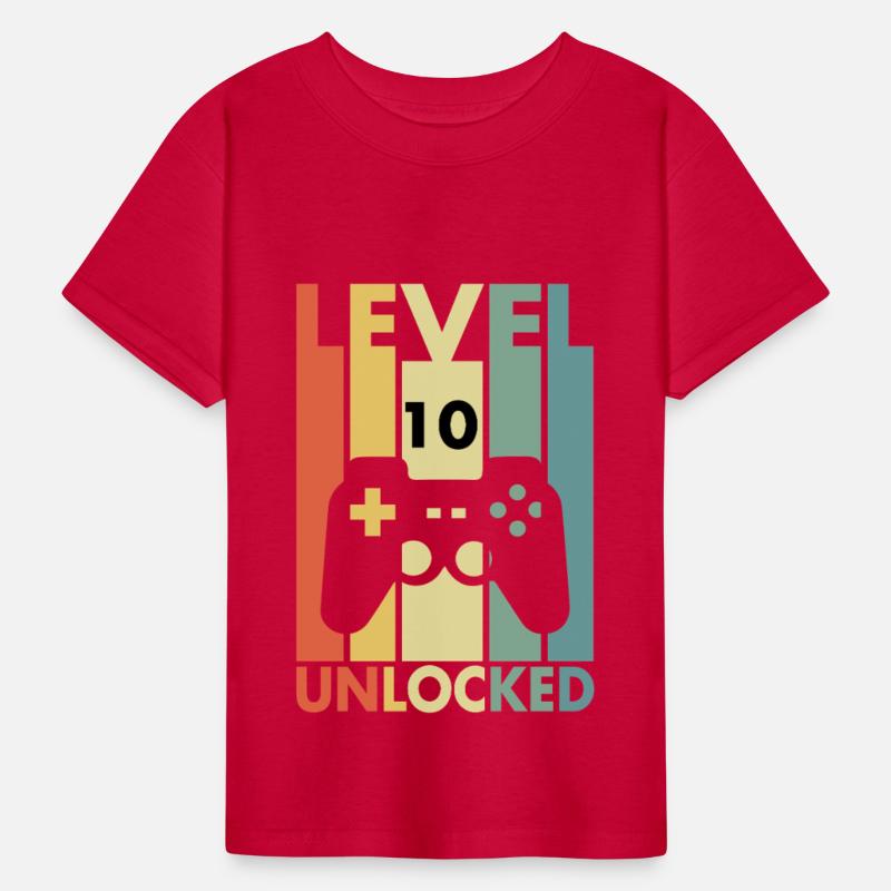 Level 10 Unlocked Funny Video Gamer 10th Birthday
