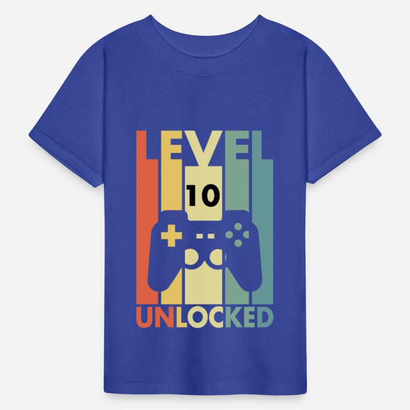Level 10 Unlocked Funny Video Gamer 10th Birthday