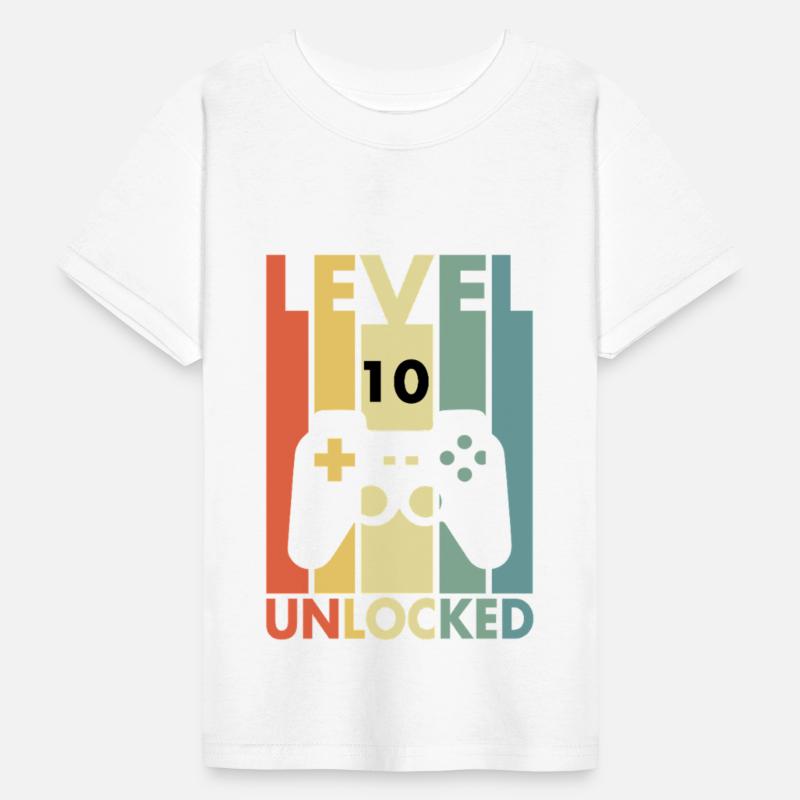 Level 10 Unlocked Funny Video Gamer 10th Birthday