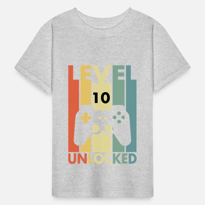 Level 10 Unlocked Funny Video Gamer 10th Birthday