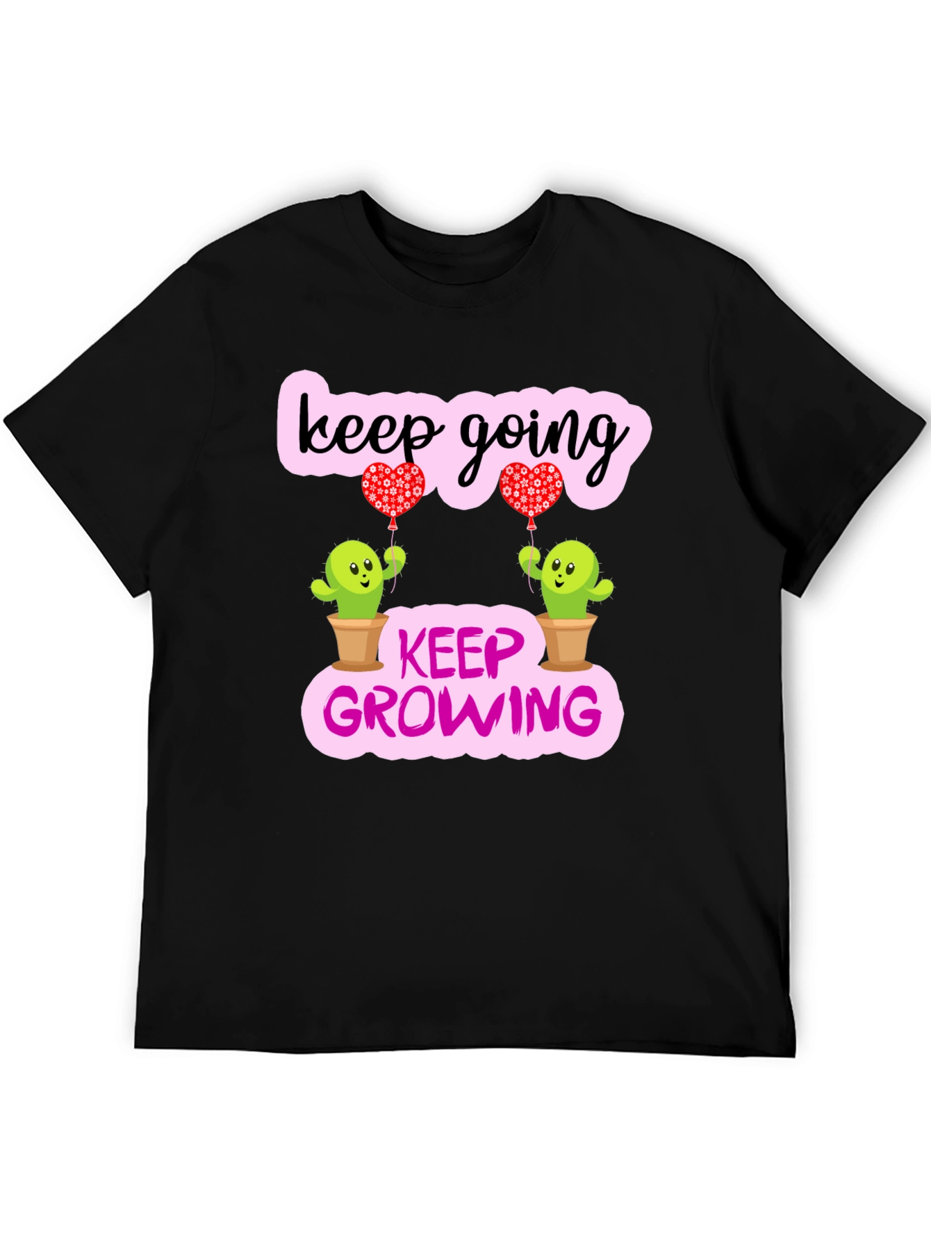 Keep Going Keep Growing Cactus T-Shirt