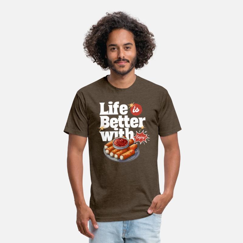 Life Is Better with Mozzarella Sticks – Funny Chee