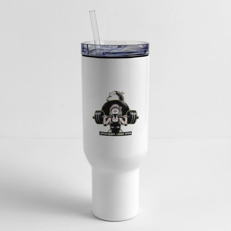 Lift weights at gym girl, laugh often women