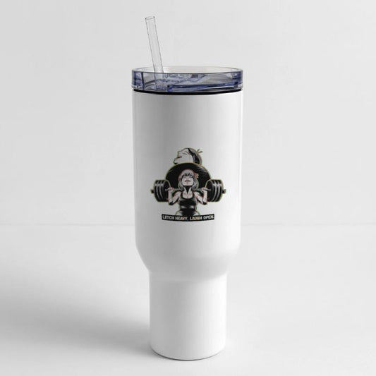 Lift weights at gym girl, laugh often women