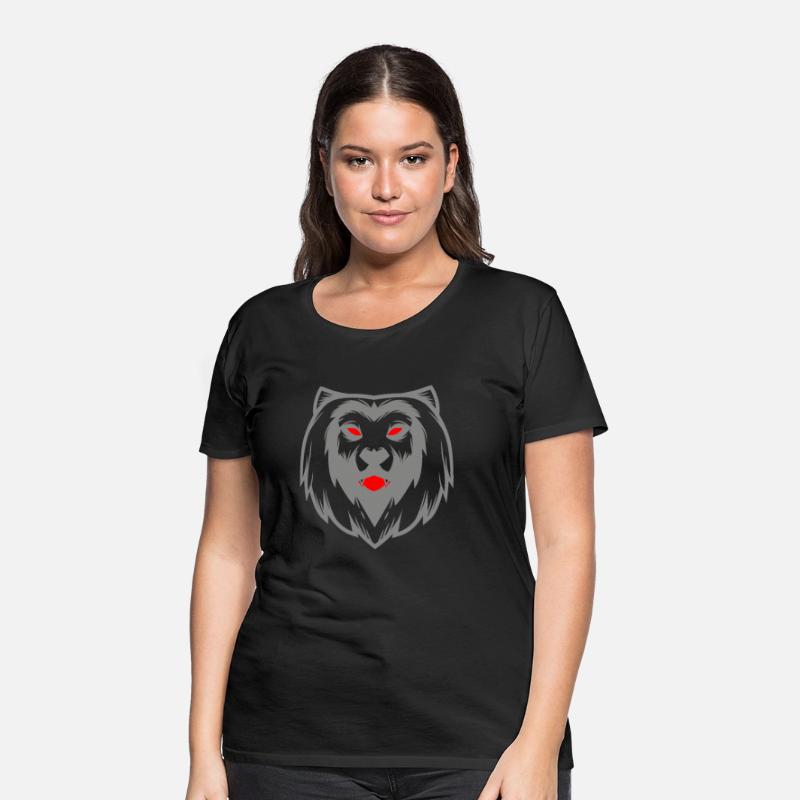 Lion Funny Halloween scary T-SHIRT Phantom