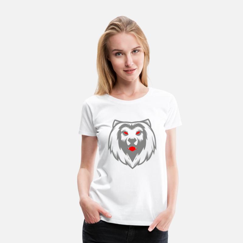 Lion Funny Halloween scary T-SHIRT Phantom