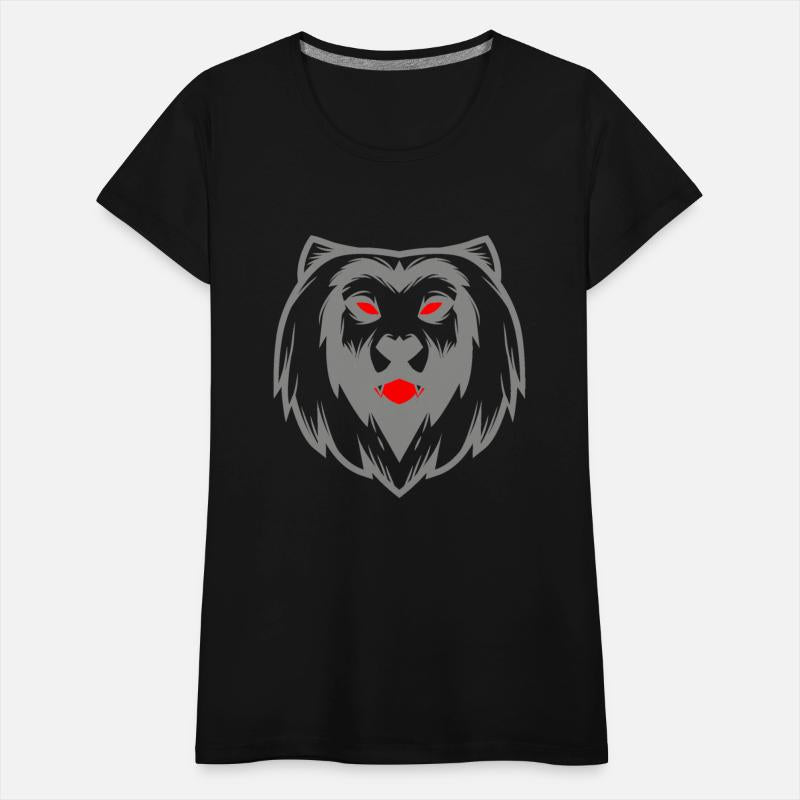 Lion Funny Halloween scary T-SHIRT Phantom