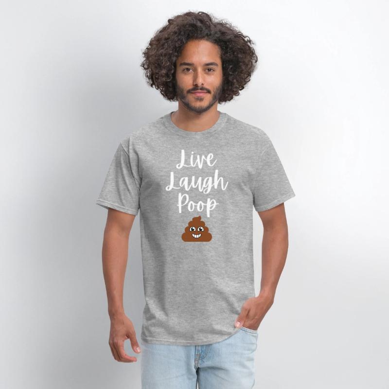 Live Laugh Poop | Toilet Humor | Smiling Poop