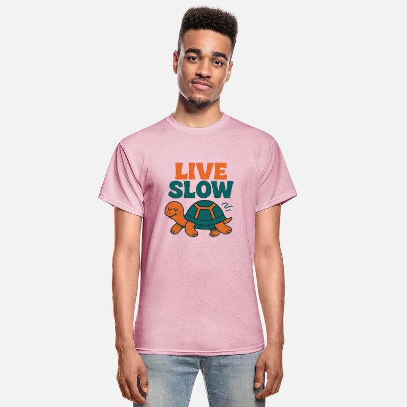 Live Slow Turtle Chill Life Design