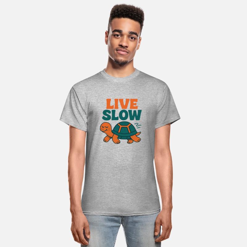 Live Slow Turtle Chill Life Design