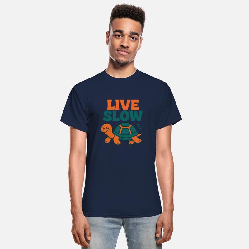 Live Slow Turtle Chill Life Design