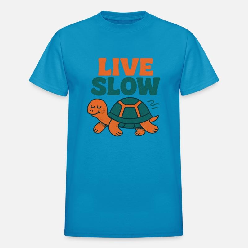 Live Slow Turtle Chill Life Design