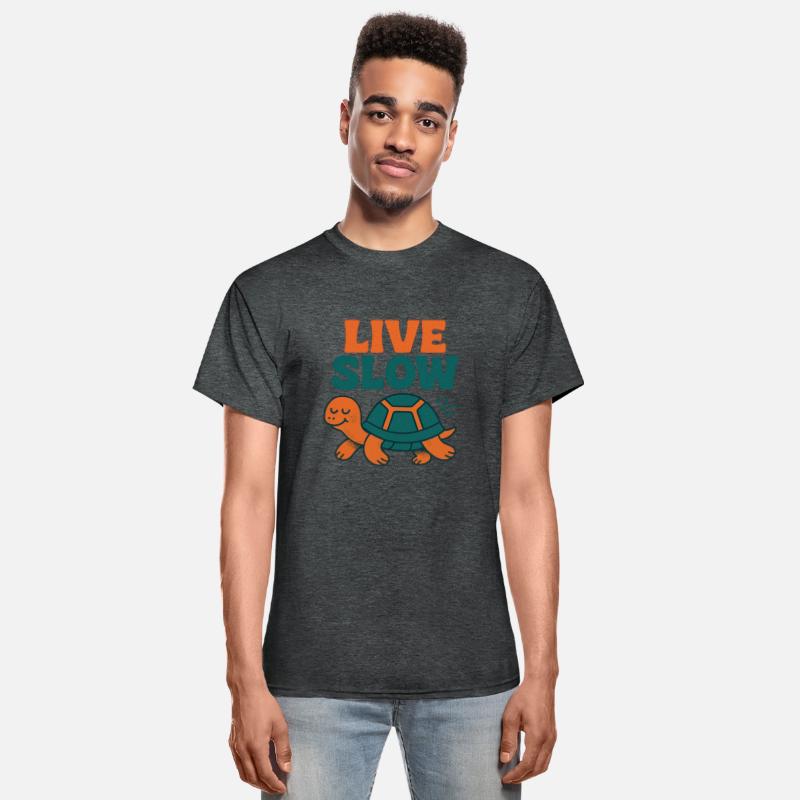 Live Slow Turtle Chill Life Design