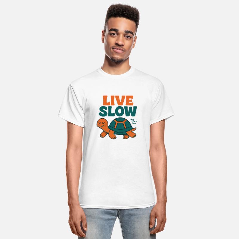 Live Slow Turtle Chill Life Design