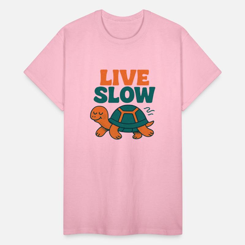 Live Slow Turtle Chill Life Design