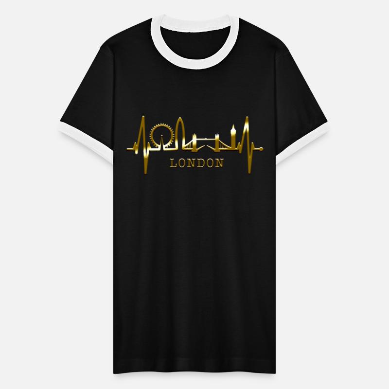 London Skyline Heartbeat England Fan Lover UK Gift