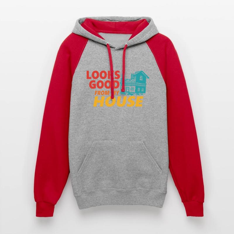 Look Good From My House Funny Retro Apparel
