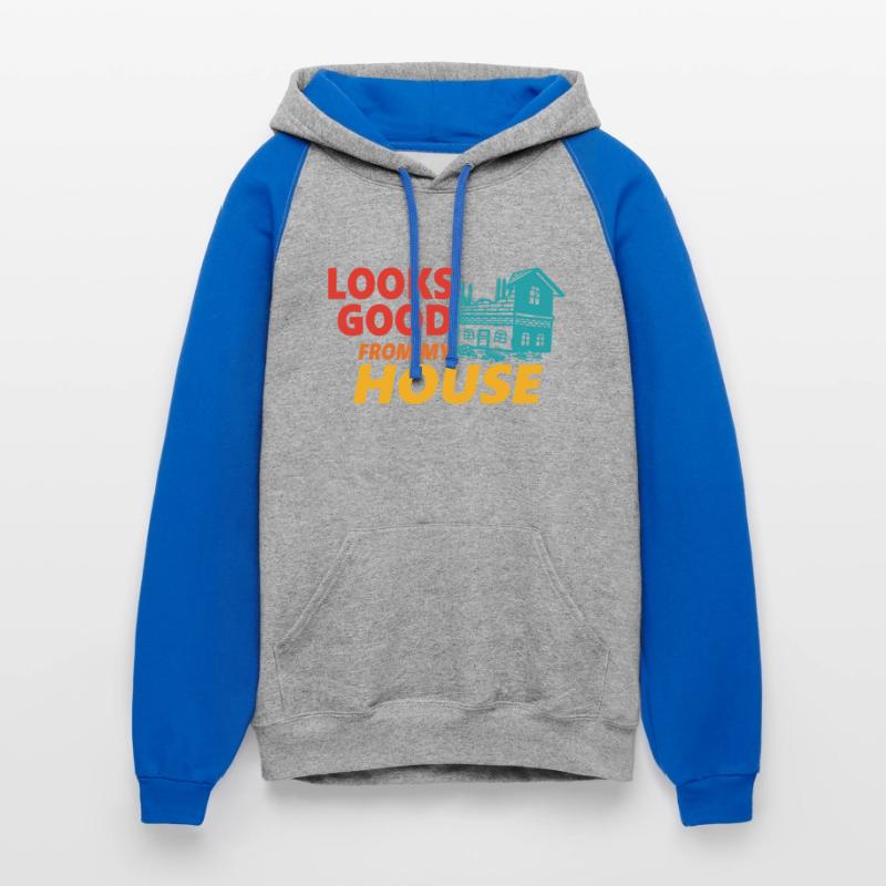 Look Good From My House Funny Retro Apparel